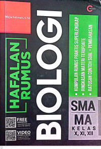 Image of Hafalan Rumus Biologi: SMA/MA Kelas X, XI, XII