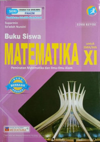 Image of Matematika: Peminatan untuk SMA/MA Kelas XI